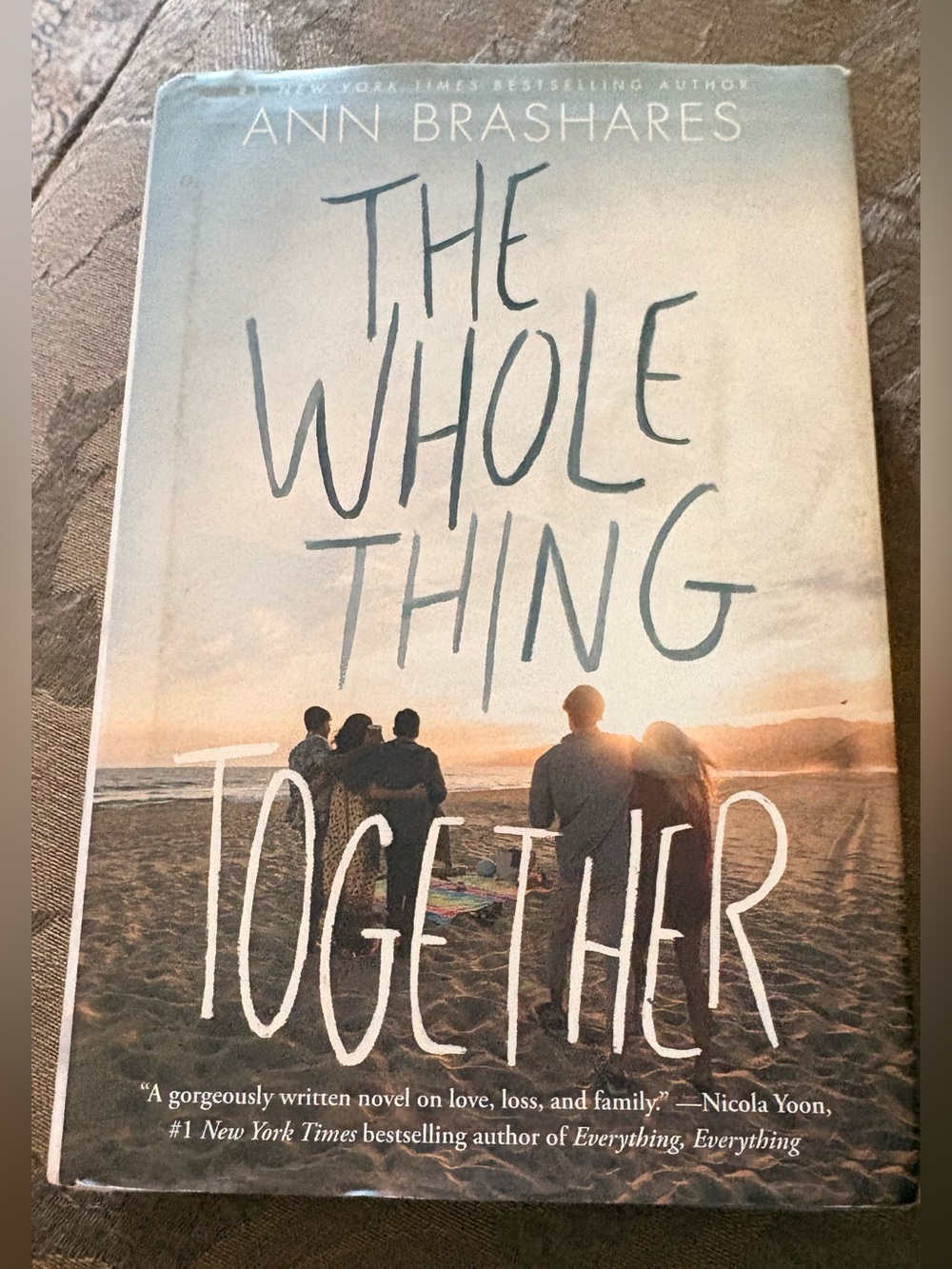 2/7.00 The Whole Thing Together by Ann Brashares | Hardcover | Great Beach Read